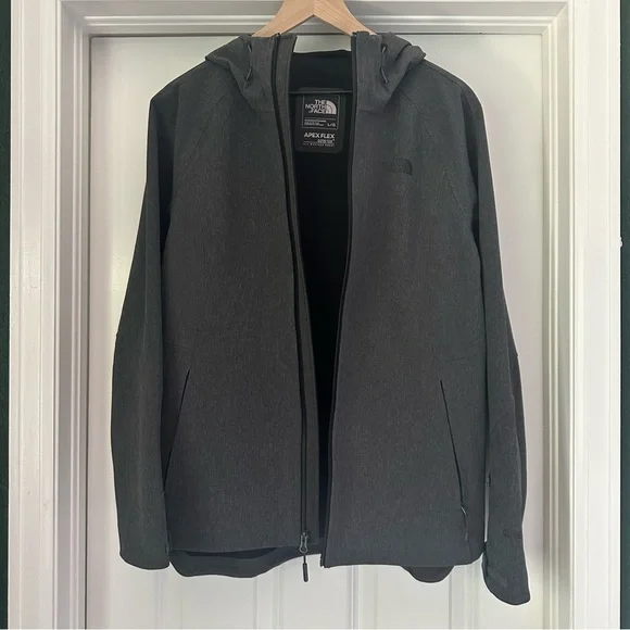 The North Face Grey ApexFlex Hooded Jacket - Picture 6 of 7